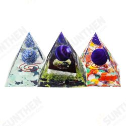 Reiki Charged Emerald Clear Quartz Crystal Orgone Pyramid Powerful Decorations Reiki Charged Emerald Clear Quartz Crystal Orgone Pyramid Powerful Decorations