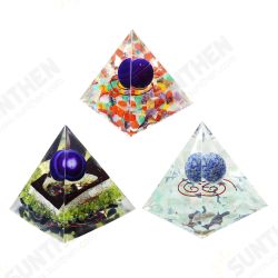 Reiki Charged Emerald Clear Quartz Crystal Orgone Pyramid Powerful Decorations Reiki Charged Emerald Clear Quartz Crystal Orgone Pyramid Powerful Decorations