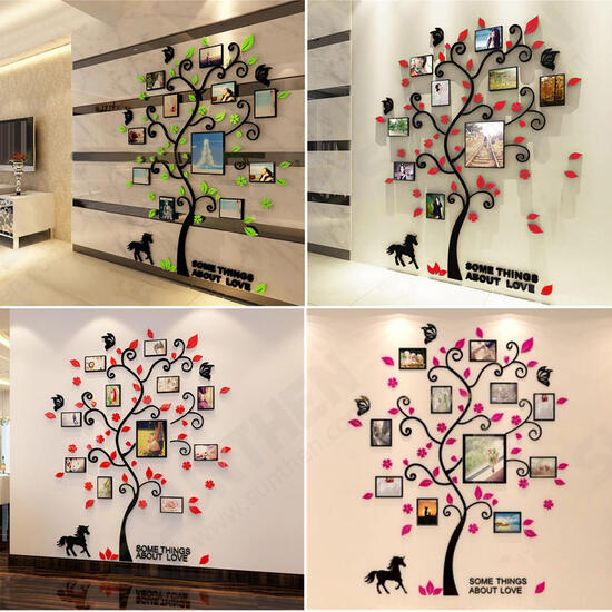 Removable Family Photo Frame Tree Sticker Living Room Wall Decals DIY Wall Decor Removable Family Photo Frame Tree Sticker Living Room Wall Decals DIY Wall Decor