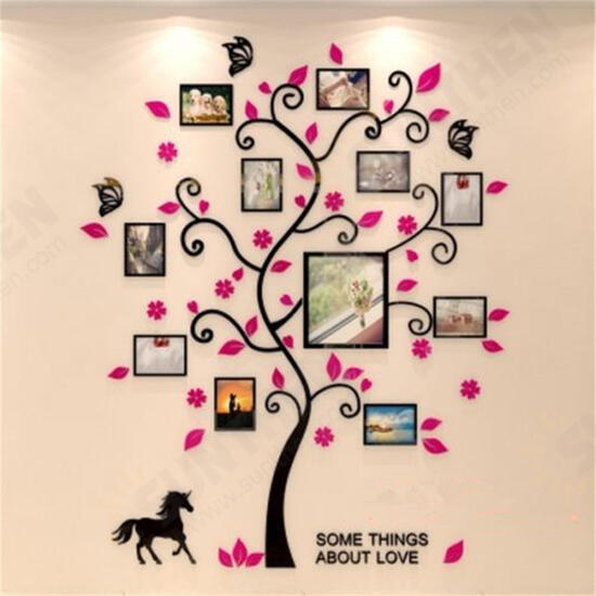 Removable Family Photo Frame Tree Sticker Living Room Wall Decals DIY Wall Decor