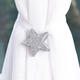 Shining Star Shaped Magnet Ribbon Curtain Tie Concise Style Curtain Buckle