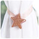 Shining Star Shaped Magnet Ribbon Curtain Tie Concise Style Curtain Buckle