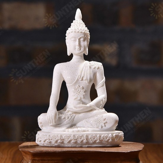 Sitting Thai Statue Sculpture Outdoor Indoor Statue Ornament Home Decorations