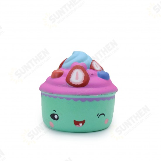 Slow Rebound PU SqueezeToys Simulation Cartoon Donut Cake Ice Creams Pressure Release Squishy Toys Color Random