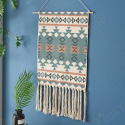 Tapestry Macrame Wall Hanging Chic Bohemian Home Room Decoration Geometric Art Mat Tapestry Macrame Wall Hanging Chic Bohemian Home Room Decoration Geometric Art Mat