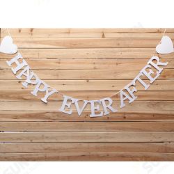 Vintage Wedding Bunting Banner Garland Bridal Party Photo Props Hanging Decor Wall Decorations Vintage Wedding Bunting Banner Garland Bridal Party Photo Props Hanging Decor Wall Decorations