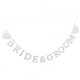 Vintage Wedding Bunting Banner Garland Bridal Party Photo Props Hanging Decor Wall Decorations