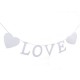 Vintage Wedding Bunting Banner Garland Bridal Party Photo Props Hanging Decor Wall Decorations