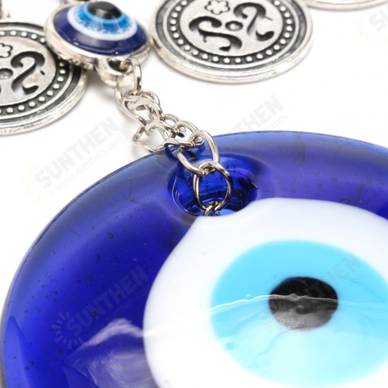 Wall Hanging Pendant Turkish Greek Blue Glass Evil Eye Lucky Eye Charm