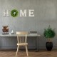 Wall-mounted Wooden Hanging Letter Artificial Eucalyptus Home DIY Wall Decor Sign For Home Decoration