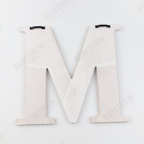 Wall-mounted Wooden Hanging Letter Artificial Eucalyptus Home DIY Wall Decor Sign For Home Decoration