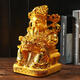 Wealth Gold Plating Statue Wencaishen Feng Shui Ornament Decorations Mascot Bring More Wealth for You