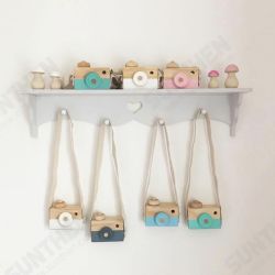 Wearable Children's Wooden Camera Ornaments Mini Portable Educational Toys Photography Cute Props Wearable Children's Wooden Camera Ornaments Mini Portable Educational Toys Photography Cute Props