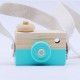 Wearable Children's Wooden Camera Ornaments Mini Portable Educational Toys Photography Cute Props