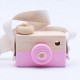 Wearable Children's Wooden Camera Ornaments Mini Portable Educational Toys Photography Cute Props