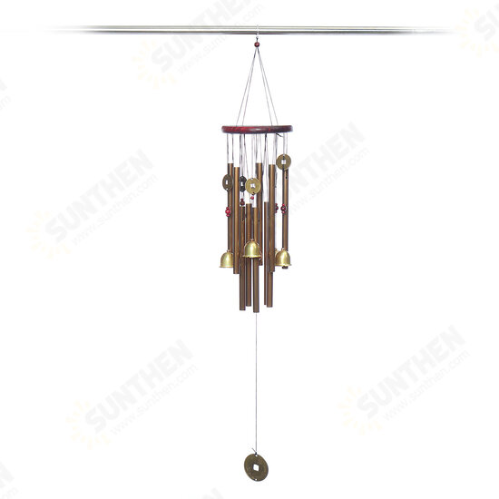 Wind Chimes Large Tone Resonant Bell 10 Tubes Chapel Church Garden Decor 33inch