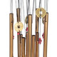 Wind Chimes Large Tone Resonant Bell 10 Tubes Chapel Church Garden Decor 33inch