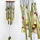 Wind Chimes Large Tone Resonant Bell 10 Tubes Chapel Church Garden Decor 33inch