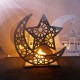 Wood DIY Decorations Islamic Palace Eid Al-Fitr Mubarak Gifts Home Ornament