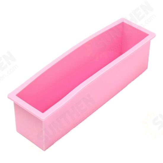 Wooden Handmade Loaf Soap Cake Mould Silicone Making Slicer Cutter