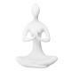 Yoga Lady Ornament Figurine Home Indoor Outdoor Garden Decorations Buddhism Statue Creative Gift