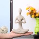 Yoga Lady Ornament Figurine Home Indoor Outdoor Garden Decorations Buddhism Statue Creative Gift