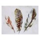 2Pcs Watercolour Feather Canvas Print Paintings Pretty Wall Art Picture Home Gift