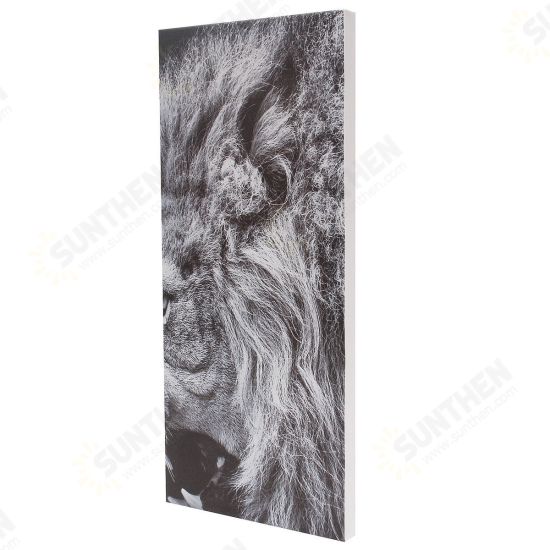 5Pcs Black White Lion Canvas Print Art Painting Wall Picture Home Decor Framed Decorations