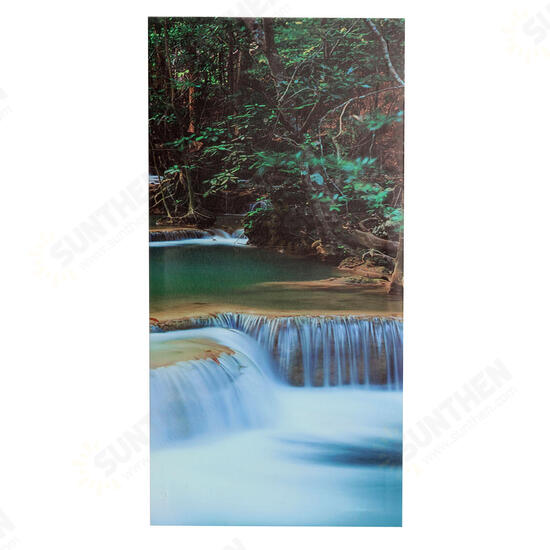 Large Framed Canvas Prints Forest Waterfall Painting Home Hanging Wall Decorations