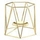 Metal Candle Holders Geometric Hexagon Candle Holder Wedding Home Decor Tabletop Lantern