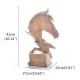 Vintage Statue Horse Head Bust Ornament Sculpture Figurine Home Feature Display Decorations