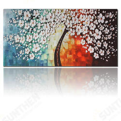 White Plum Flower Tree Oil Paintings Unframed Canvas Print Wall Art Picture Home Decorations White Plum Flower Tree Oil Paintings Unframed Canvas Print Wall Art Picture Home Decorations