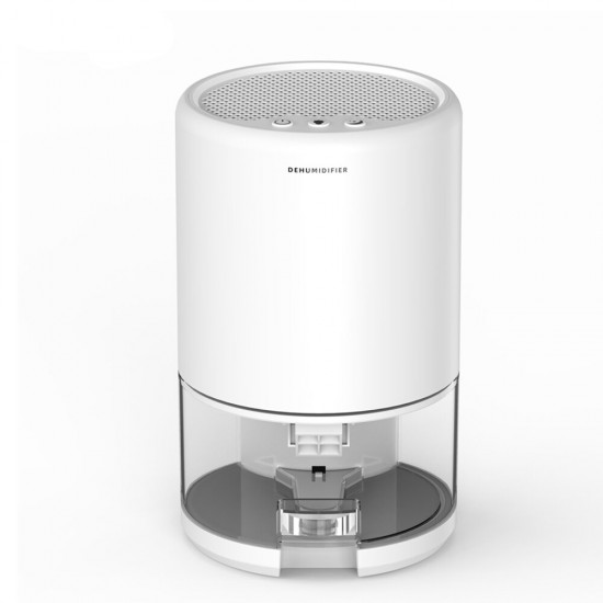 Mini Dehumidifier Air Dryer Moisture Absorber Powerful Dehumidification Negative Ion Sterilization 1000ml Water Tank for Home Bedroom Kitchen Office
