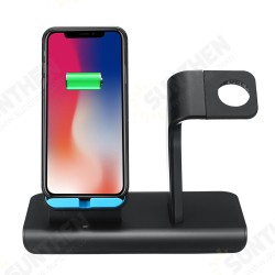 10W 2 In 1 Qi Wireless Charger Fast Charging Phone Watch Holder For iPhone Samsung Huawei Apple Watch Series 10W 2 In 1 Qi Wireless Charger Fast Charging Phone Watch Holder For iPhone Samsung Huawei Apple Watch Series