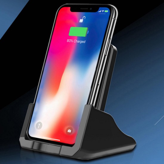 10W Wireless Charger Fast Charging Desktop Phone Holder For Qi-enabled Smart Phone iPhone 11 Samsung Galaxy Note 10+