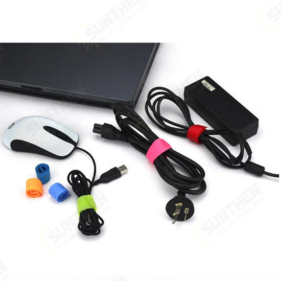 10pcs Cable Winder Wire Organizer Cable Earphone Holder Cord Management for iPhone Samsung Huawei