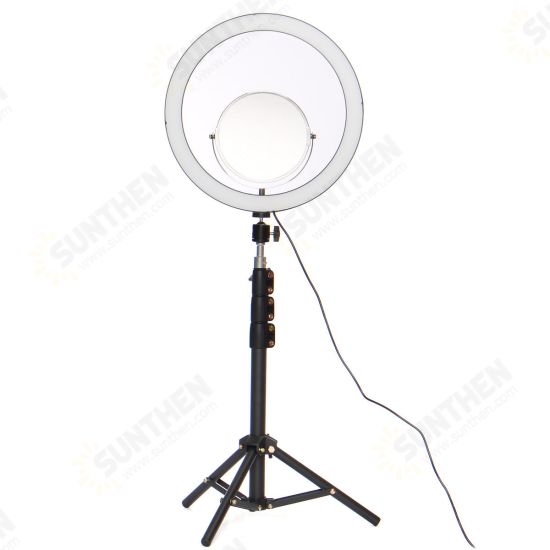 12.60inch Live Stream Makeup Selfie LED Ring Light With Tripod Stand Bluetooth Remote Control Cell Phone Holder