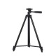 1.3m 3 Sections Aluminum Alloy Tripod Phone Holder With Phone Clip For iPhone Samsung Huawei
