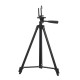1.3m 3 Sections Aluminum Alloy Tripod Phone Holder With Phone Clip For iPhone Samsung Huawei