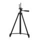 1.3m 3 Sections Aluminum Alloy Tripod Phone Holder With Phone Clip For iPhone Samsung Huawei