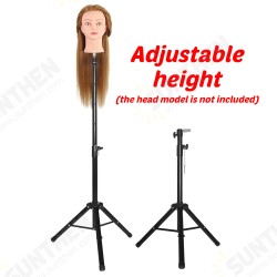 1.56m Height Adjustable Cosmetology Tripod Wig Stand Holder for Doll Head Hairdressing Training 1.56m Height Adjustable Cosmetology Tripod Wig Stand Holder for Doll Head Hairdressing Training
