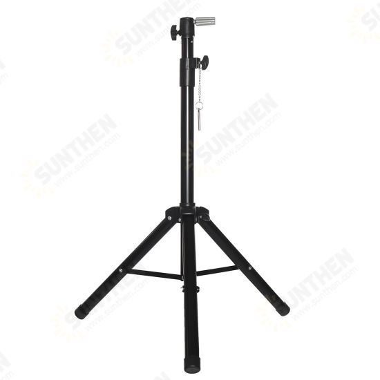 1.56m Height Adjustable Cosmetology Tripod Wig Stand Holder for Doll Head Hairdressing Training