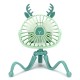 2-IN-1 Cute Pattern Portable Flexible Octopus Deformation Car Seat Back Desktop Baby Carriage Holder Stand + Electric Fan