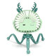 2-IN-1 Cute Pattern Portable Flexible Octopus Deformation Car Seat Back Desktop Baby Carriage Holder Stand + Electric Fan