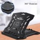 2 IN 1 Foldable 8-Level Height Adjustable Macbook Holder Stand Bracket with Phone Holder for Laptops Tablets