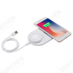 2 In 1 10W Wireless Charger Phone Charger Watch Charger Fast Charging for Qi-enabled Smart Phone for iPhone for Samsung Apple Watch Series 2 In 1 10W Wireless Charger Phone Charger Watch Charger Fast Charging for Qi-enabled Smart Phone for iPhone for Samsung Apple Watch Series