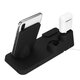 3-IN-1 Qi Wireless Charger Charging Stand Dock Mobile Phone Holder Stand for iPhone Airpods iWatch