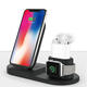 3 In 1 Wireless Charger Watch Charger Earbuds Charger Phone Holder for Qi-enabled Smart Phone for iPhone Apple Watch Series Apple AirPods