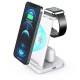 3-In-1 Wireless Charging Station 15W Fast Dock Charger Stand Phone Watch Pods Support Wireless Charging Equipment for iPhone 13