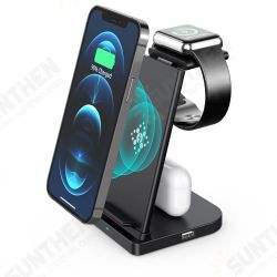 3-In-1 Wireless Charging Station 15W Fast Dock Charger Stand Phone Watch Pods Support Wireless Charging Equipment for iPhone 13 3-In-1 Wireless Charging Station 15W Fast Dock Charger Stand Phone Watch Pods Support Wireless Charging Equipment for iPhone 13